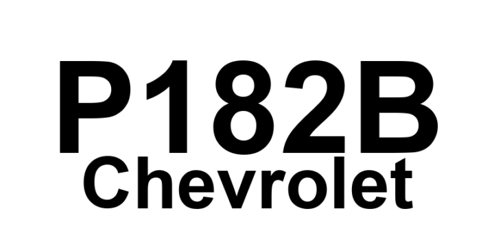 DTC P182B Chevrolet - Definição em inglês: Internal Mode Switch B Circuit Low Voltage Definição em Português: Circuito do Interruptor Interno de Modo B - Voltagem Baixa