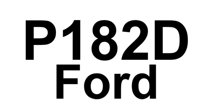 DTC P182D Ford - Definição em inglês: Transfer Case Fluid Temperature Sensor Circuit High Definição em Português: Circuito do Sensor de Temperatura do Fluido da Caixa de Transferência - Alta Voltagem