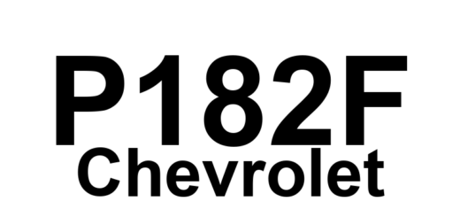 DTC P182F Chevrolet - Definição em inglês: Internal Mode Switch C Circuit High Voltage Definição em Português: Interruptor de Modo Interno C - Tensão Alta