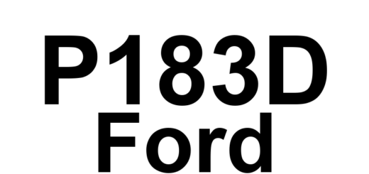 DTC P183D Ford - Definição em inglês: Transfer Case Fluid Over Temperature Definição em Português: Fluido da caixa de transferência - Temperatura excessiva