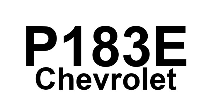 DTC P183E Chevrolet - Definição em inglês: Internal Mode Switch 2 - Invalid Range Definição em Português: 'Interruptor de Modo Interno 2 - Faixa Inválida'