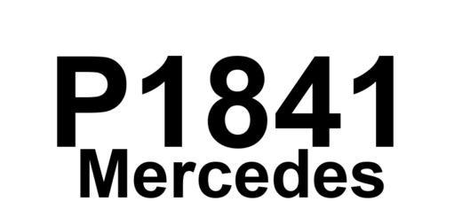 DTC P1841 Mercedes - Definição em inglês: Solenoid valve Y3/7y2 3 shift Definição em Português: Válvula solenóide Y3/7y2 - Troca 3