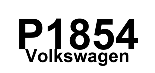 DTC P1854 Volkswagen - Definição em inglês: Data Bus Driving Gear Hardware Faulty Definição em Português: Barramento de Dados da Marcha - Falha no Hardware