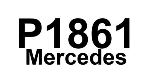 DTC P1861 Mercedes - Definição em inglês: RL wheel speed of traction system implausible,CAN Definição em Português: Velocidade da roda traseira esquerda do sistema de tração - Valor inverossímil, CAN