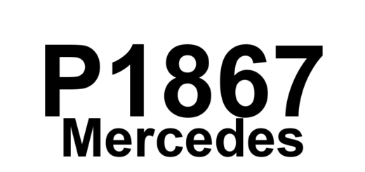 DTC P1867 Mercedes - Definição em inglês: Engine torque of motor electronics implausible,CAN Definição em Português: Torque do motor - Eletrônica do motor implausível, CAN