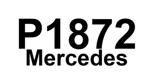 DTC P1872 Mercedes - Definição em inglês: Fault in CAN communication with selector lever module or selector lever implausible Definição em Português: Módulo de alavanca seletora - Falha na comunicação CAN ou alavanca seletora implausível.
