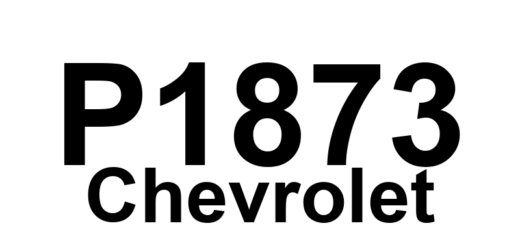 DTC P1873 Chevrolet - Definição em inglês: Torque Converter Stator Temp Switch CKT Low Definição em Português: Interruptor de Temperatura do Estator do Conversor de Torque - Circuito Baixo