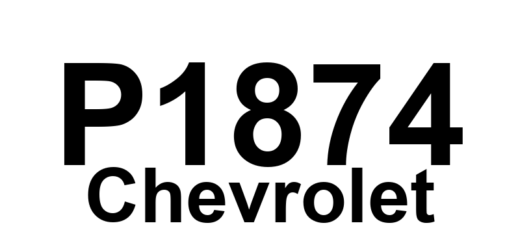 DTC P1874 Chevrolet - Definição em inglês: Torque Converter Stator Temp Switch CKT High Definição em Português: Interruptor de Temperatura do Estator do Conversor de Torque - Circuito Alto