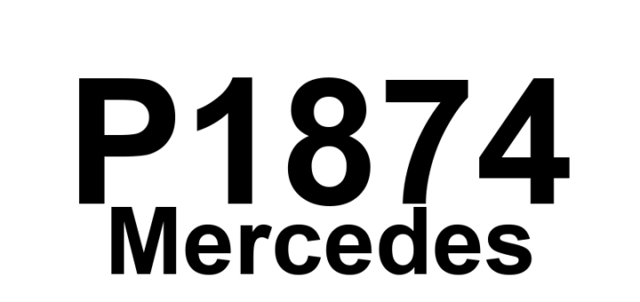 DTC P1874 Mercedes - Definição em inglês: Engine oil temperature of motor electronics implausible,CAN Definição em Português: Temperatura do óleo do motor - Valor não plausível, CAN