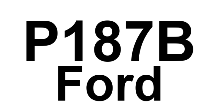 DTC P187B Ford - Definição em inglês: Tire Size Out of Acceptable Range - AWD Disabled / Limited Function Definição em Português: Tamanho do pneu - Fora da faixa aceitável (AWD desativado / função limitada)