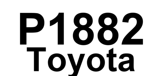 DTC P1882 Toyota - Definição em inglês: Shift Stroke Sensor Malfunction (Output Error) Definição em Português: Sensor de Curso de Mudança - Mau Funcionamento na Saída