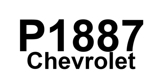 DTC P1887 Chevrolet - Definição em inglês: TCC Release Switch Circuit Malfunction (4T40/4T45-E) Definição em Português: Circuito do Interruptor de Liberação TCC - Mau Funcionamento (4T40/4T45-E)