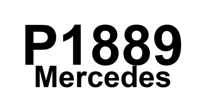 DTC P1889 Mercedes - Definição em inglês: 2-5-R downshift PWM valve pressure too low transmission slipping Definição em Português: Válvula PWM na redução de 2-5-R - Pressão muito baixa, transmissão patinando