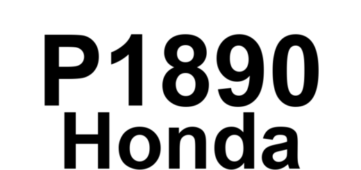DTC P1890 Honda - Definição em inglês: A/T Shift Control System Malfunction Definição em Português: Sistema de Controle de Troca da Transmissão Automática - Mau Funcionamento