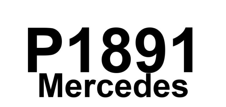 DTC P1891 Mercedes - Definição em inglês: Torque converter lockup clutch,high power input Definição em Português: Embreagem de travamento do conversor de torque - Entrada de alta potência