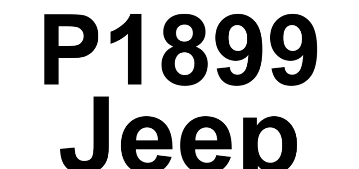 DTC P1899 Jeep - Definição em inglês: A/T Park Neutral Switch Stuck in Park Position or In Gear Definição em Português: Interruptor de estacionamento/neutro da transmissão automática - Travado na posição de estacionamento ou engatado.