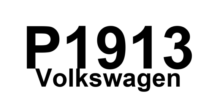 DTC P1913 Volkswagen - Definição em inglês: Brake Booster Pressure Sensor Short Circuit to Ground Definição em Português: Sensor de Pressão do Servo-Freio - Curto-Circuito com o Terra