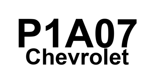 DTC P1A07 Chevrolet - Definição em inglês: Battery Energy Control Module 5-Volt Reference Circuit Definição em Português: Módulo de Controle de Energia da Bateria - Circuito de Referência de 5 Volts