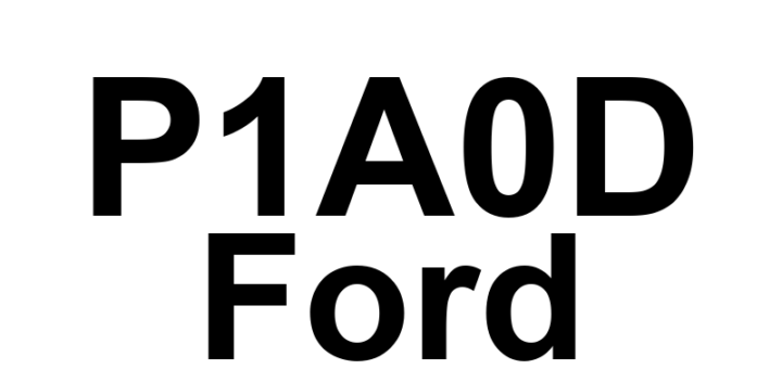 DTC P1A0D Ford - Definição em inglês: Hybrid Powertrain Control Module - Generator Disabled Definição em Português: Módulo de Controle do Trem de Força Híbrido - Gerador Desativado