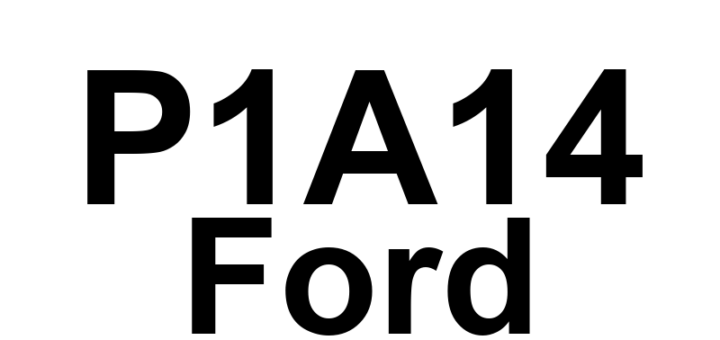 DTC P1A14 Ford - Definição em inglês: Hybrid Powertrain Control Module - Transmission Disabled Definição em Português: Módulo de Controle do Trem de Força Híbrido - Transmissão Desativada