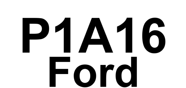 DTC P1A16 Ford - Definição em inglês: Variable Voltage Controller Voltage Control Circuit Definição em Português: Controlador de Tensão Variável - Circuito de Controle de Tensão