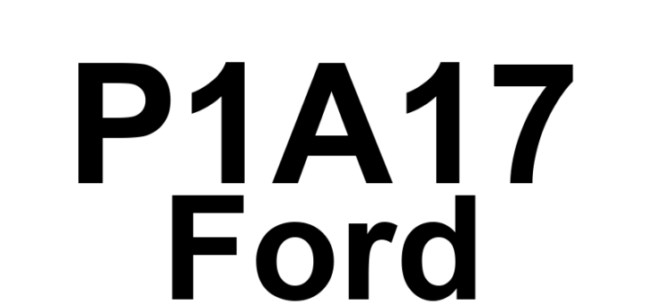 DTC P1A17 Ford - Definição em inglês: Variable Voltage Controller Processor Definição em Português: Controlador de Voltagem Variável - Processador