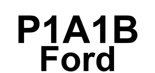 DTC P1A1B Ford - Definição em inglês: Brake System Control Module - Forced Engine Running Definição em Português: Módulo de Controle do Sistema de Freio - Motor Funcionando Forçado