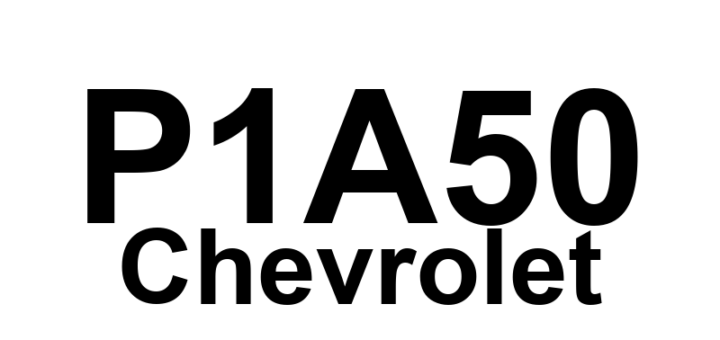 DTC P1A50 Chevrolet - Definição em inglês: Drive Motor 1 Control Module Random Access Memory (RAM) Definição em Português: Módulo de Controle do Motor de Tração 1 - Memória RAM (acesso aleatório).