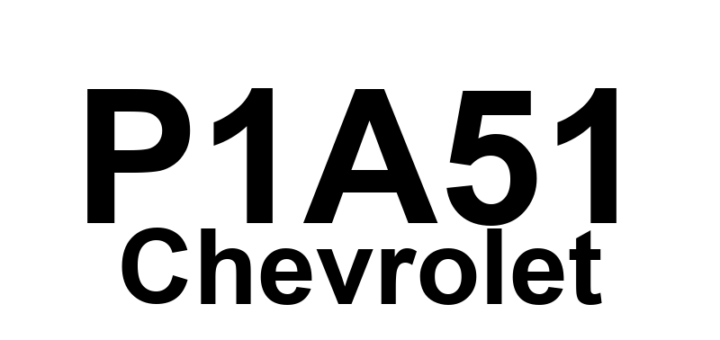 DTC P1A51 Chevrolet - Definição em inglês: Drive Motor 1 Control Module Read Only Memory (ROM) Definição em Português: Módulo de Controle do Motor de Tração 1 - Memória Somente Leitura (ROM)
