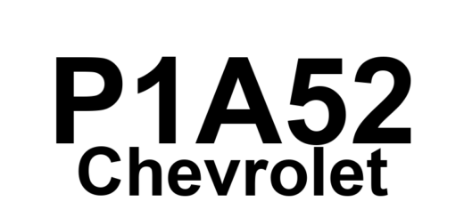 DTC P1A52 Chevrolet - Definição em inglês: Drive Motor 2 Control Module Not Programmed Definição em Português: Módulo de Controle do Motor de Tração 2 - Não Programado