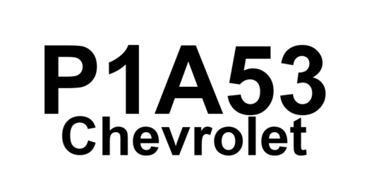 DTC P1A53 Chevrolet - Definição em inglês: Drive Motor 2 Control Module Random Access Memory (RAM) Definição em Português: Módulo de Controle do Motor de Tração 2 - Memória de Acesso Aleatório (RAM)