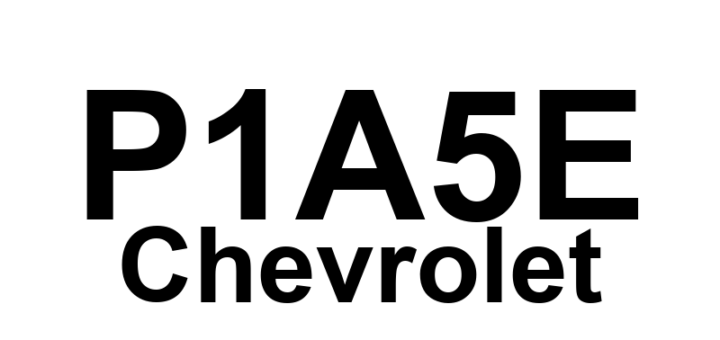 DTC P1A5E Chevrolet - Definição em inglês: Battery Energy Control Module Ignition On/Start Switch Circuit Low Voltage Definição em Português: Módulo de Controle de Energia da Bateria - Tensão Baixa no Circuito de Ignição/Liga-Desliga