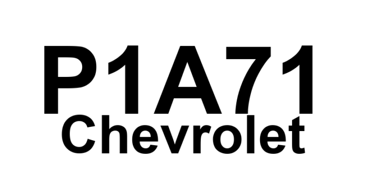 DTC P1A71 Chevrolet - Definição em inglês: 14 Volt Power Module Temperature Sensor 2 Performance Definição em Português: Sensor de Temperatura do Módulo de Energia de 14 Volts 2 - Desempenho Deficiente
