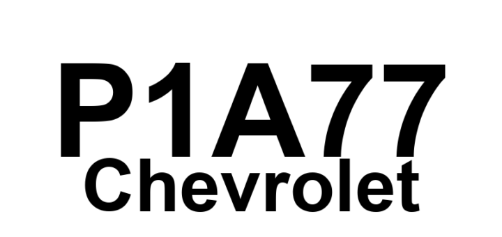 DTC P1A77 Chevrolet - Definição em inglês: Starter/Generator Control Module Coolant Temperature Sensor 2 Circuit High Voltage Definição em Português: Sensor de Temperatura do Refrigerante do Módulo de Controle do Motor de Partida/Gerador - Tensão Alta no Circuito (Sensor 2)
