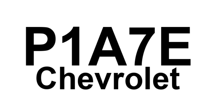 DTC P1A7E Chevrolet - Definição em inglês: Starter/Generator Control Module Overtemperature High Voltage System Disabled Definição em Português: Módulo de Controle do Motor de Partida/Gerador - Sobreaquecimento (Sistema de Alta Voltagem Desativado)