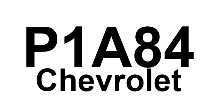DTC P1A84 Chevrolet - Definição em inglês: Starter/Generator Control Module Coolant Level Sensor 3 High Voltage Definição em Português: Sensor de Nível de Refrigerante do Módulo de Controle do Motor de Partida/Gerador 3 - Alta Voltagem