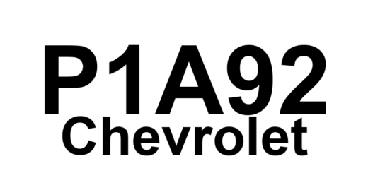 DTC P1A92 Chevrolet - Definição em inglês: 14 Volt Power Module Temperature Sensor 1 Circuit High Voltage Definição em Português: Sensor de Temperatura do Módulo de Potência de 14 Volts - Circuito com Alta Voltagem (Sensor 1)