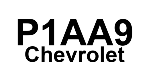 DTC P1AA9 Chevrolet - Definição em inglês: Starter/Generator Phase U Current Sensor Performance Definição em Português: Sensor de Corrente da Fase U do Motor de Partida/Gerador - Desempenho Irregular