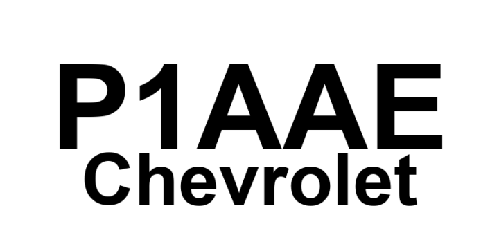 DTC P1AAE Chevrolet - Definição em inglês: Starter/Generator Phase U-V-W Correlation Definição em Português: Correlação de Fases do Motor de Partida/Gerador U-V-W