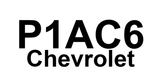 DTC P1AC6 Chevrolet - Definição em inglês: Drive Motor 1 Control Module Crankshaft Position Sensor Circuit Definição em Português: Módulo de Controle do Motor de Tração 1 - Circuito do Sensor de Posição do Virabrequim