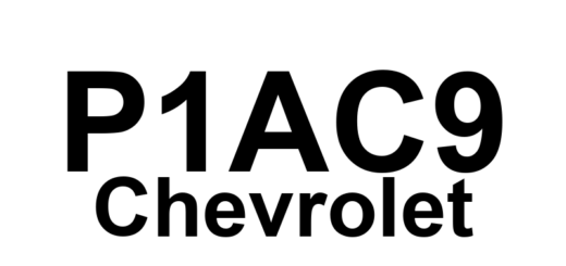 DTC P1AC9 Chevrolet - Definição em inglês: HCM Service Calibration Fault Definição em Português: Falha de Calibração de Serviço do HCM (Módulo de Controle Hidráulico).