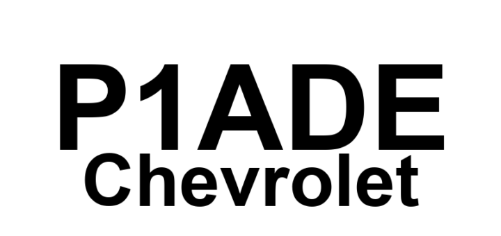 DTC P1ADE Chevrolet - Definição em inglês: Drive Motor 1 Control Module System Voltage Low Definição em Português: Módulo de Controle do Motor de Tração 1 - Tensão do Sistema Baixa