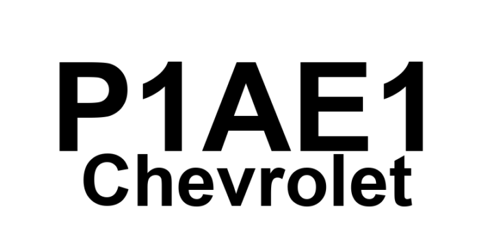 DTC P1AE1 Chevrolet - Definição em inglês: Drive Motor 2 Control Module System Voltage High Voltage Definição em Português: Módulo de Controle do Motor de Tração 2 - Tensão Alta no Sistema de Alta Tensão