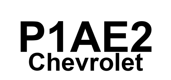 DTC P1AE2 Chevrolet - Definição em inglês: Battery Energy Control Module High Voltage System Interlock Circuit Definição em Português: Módulo de Controle de Energia da Bateria - Circuito de Intertravamento do Sistema de Alta Tensão