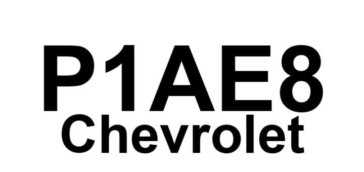 DTC P1AE8 Chevrolet - Definição em inglês: Drive Motor 1 Control Module Hybrid Battery Voltage Sense Circuit Low Voltage Definição em Português: Módulo de Controle do Motor de Tração 1 - Circuito de Detecção de Tensão da Bateria Híbrida com Baixa Voltagem
