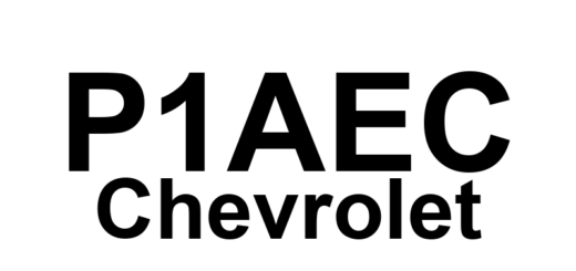 DTC P1AEC Chevrolet - Definição em inglês: Drive Motor 1 Control Module Hybrid/EV Battery System Voltage Definição em Português: Módulo de Controle do Motor de Tração 1 - Tensão do Sistema de Bateria Híbrida/EV