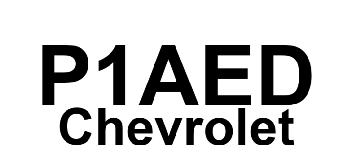 DTC P1AED Chevrolet - Definição em inglês: Drive Motor 2 Control Module Hybrid/EV Battery System Voltage Definição em Português: Módulo de Controle do Motor de Tração 2 - Tensão do Sistema da Bateria Híbrido/EV