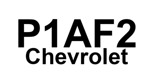 DTC P1AF2 Chevrolet - Definição em inglês: Drive Motor 2 Control Module Hybrid Battery Voltage System Isolation Lost Definição em Português: Módulo de Controle do Motor de Tração 2 - Perda de Isolamento do Sistema de Voltagem da Bateria Híbrida.