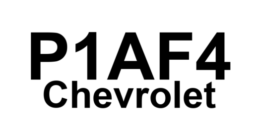 DTC P1AF4 Chevrolet - Definição em inglês: Drive Motor 1 Control Module Hybrid Battery Voltage Isolation Sensor Circuit Low Voltage Definição em Português: Módulo de Controle do Motor de Tração 1 - Tensão Baixa no Circuito do Sensor de Isolamento da Bateria Híbrida