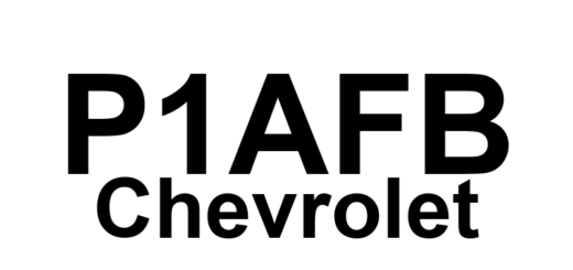 DTC P1AFB Chevrolet - Definição em inglês: Drive Motor 1 Control Module Programmable Logic Device Security Code Definição em Português: Módulo de Controle do Motor de Tração 1 - Código de Segurança do Dispositivo Lógico Programável